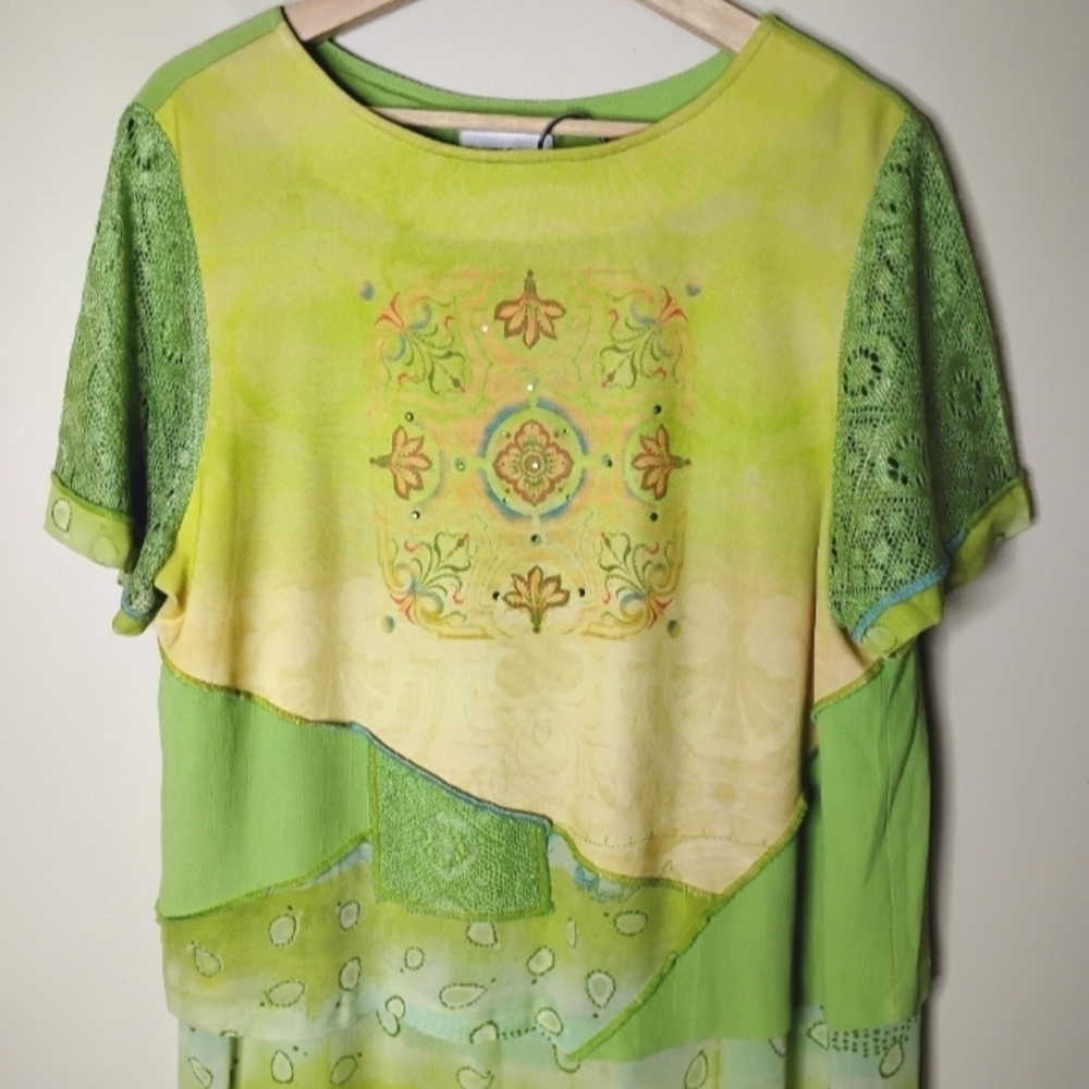 Nancy Bolen Vintage Skirt Set Size Large - Picture 3 of 10